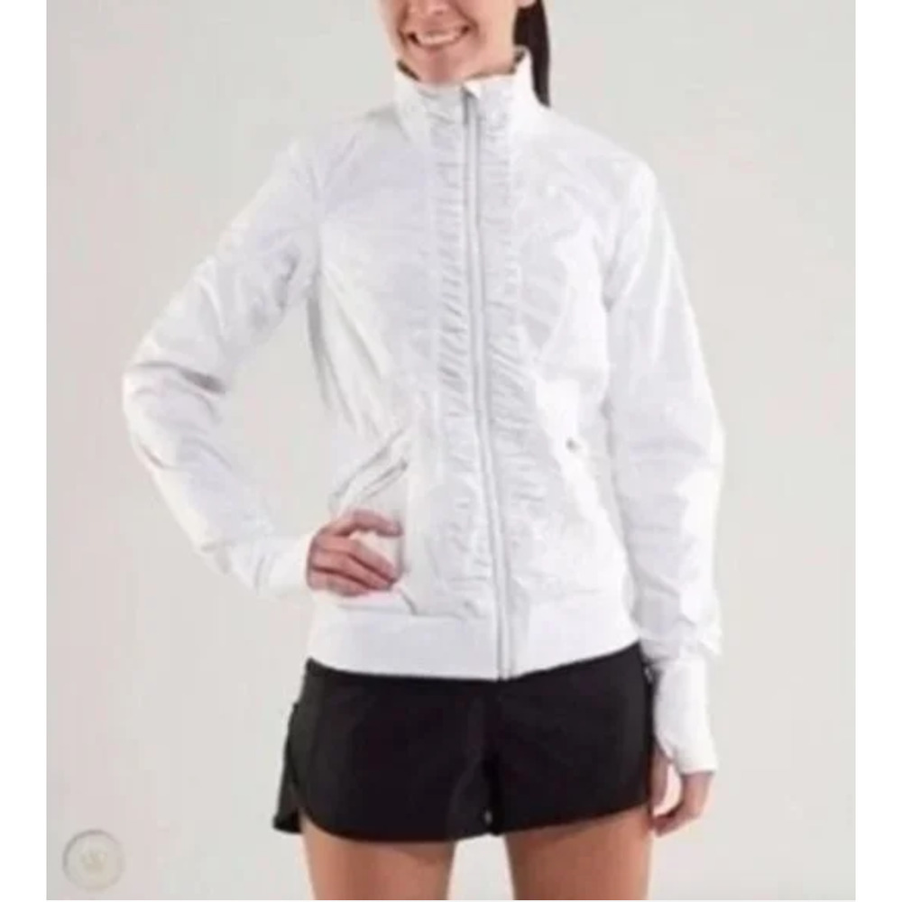 Lululemon Run Get Up and Go‎ Full Zip Athleisure Jacket Size 6 RARE!